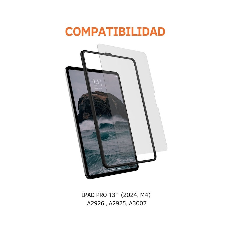 UAG Screen Protector for iPad Pro 13 M4 - Tempered Glass, Anti-Scratch, Bubble-Free - Perfect for Work, Study, and Entertainment