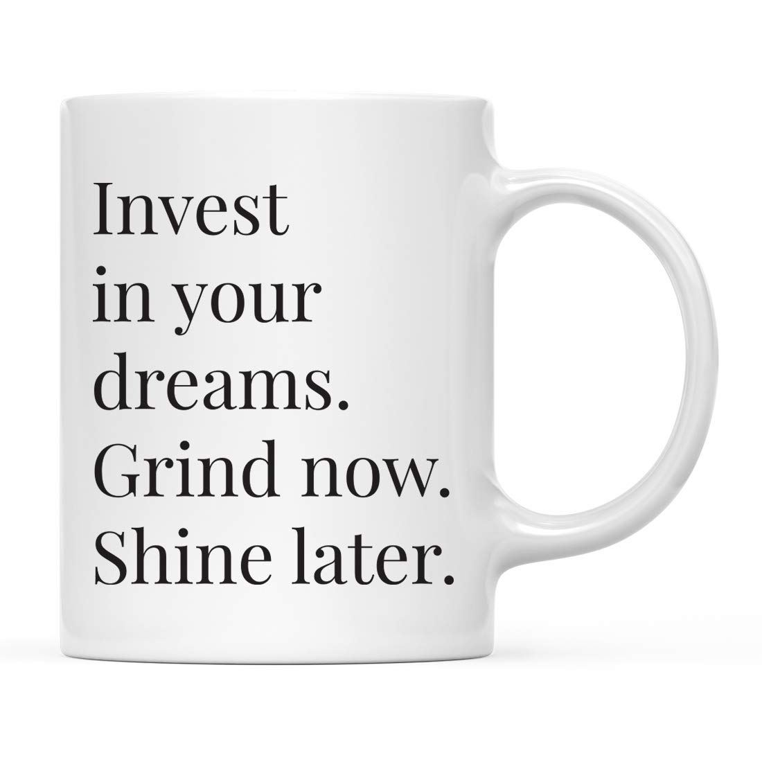 **Andaz Press 11oz Motivational Coffee Mug - Inspirational Quote 