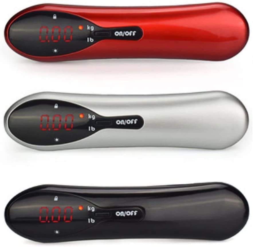 Portable Digital Luggage Scale - 110LB Capacity, Lightweight Handheld Stainless Steel with LCD Display & Low Battery Indicator for Travel | Perfect for Airline Check-in, Cruise Packing & Suitcase Weight Management