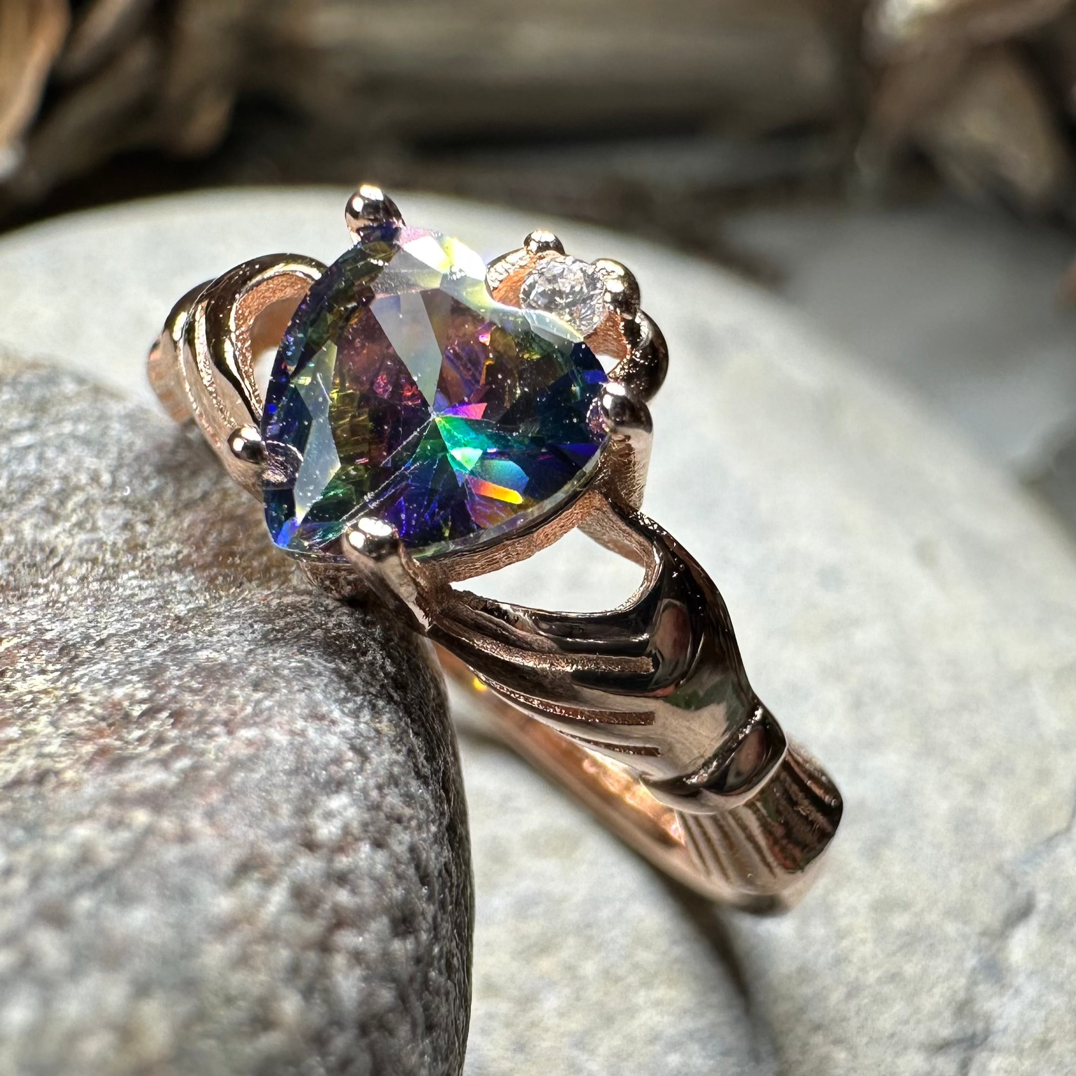 Authentic Donnybrook Claddagh Ring - Irish Friendship & Love Ring - Sterling Silver or Gold Celtic Jewelry - Perfect for Weddings, Anniversaries & Gifts