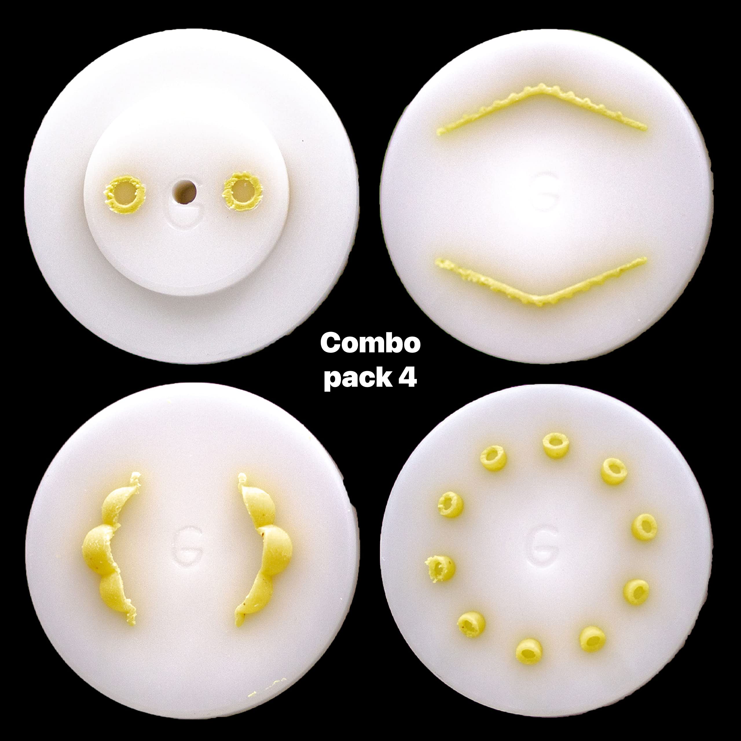 Philips Avance Pasta Maker Attachment - 4-in-1 Pasta Disc Set for Cavatappi, Macaroni, Gnocchi & Conchiglia | Compatible with Philips Pasta Machines | Perfect for Homemade Italian Pasta, Family Dinners & Restaurant-Style Meals
