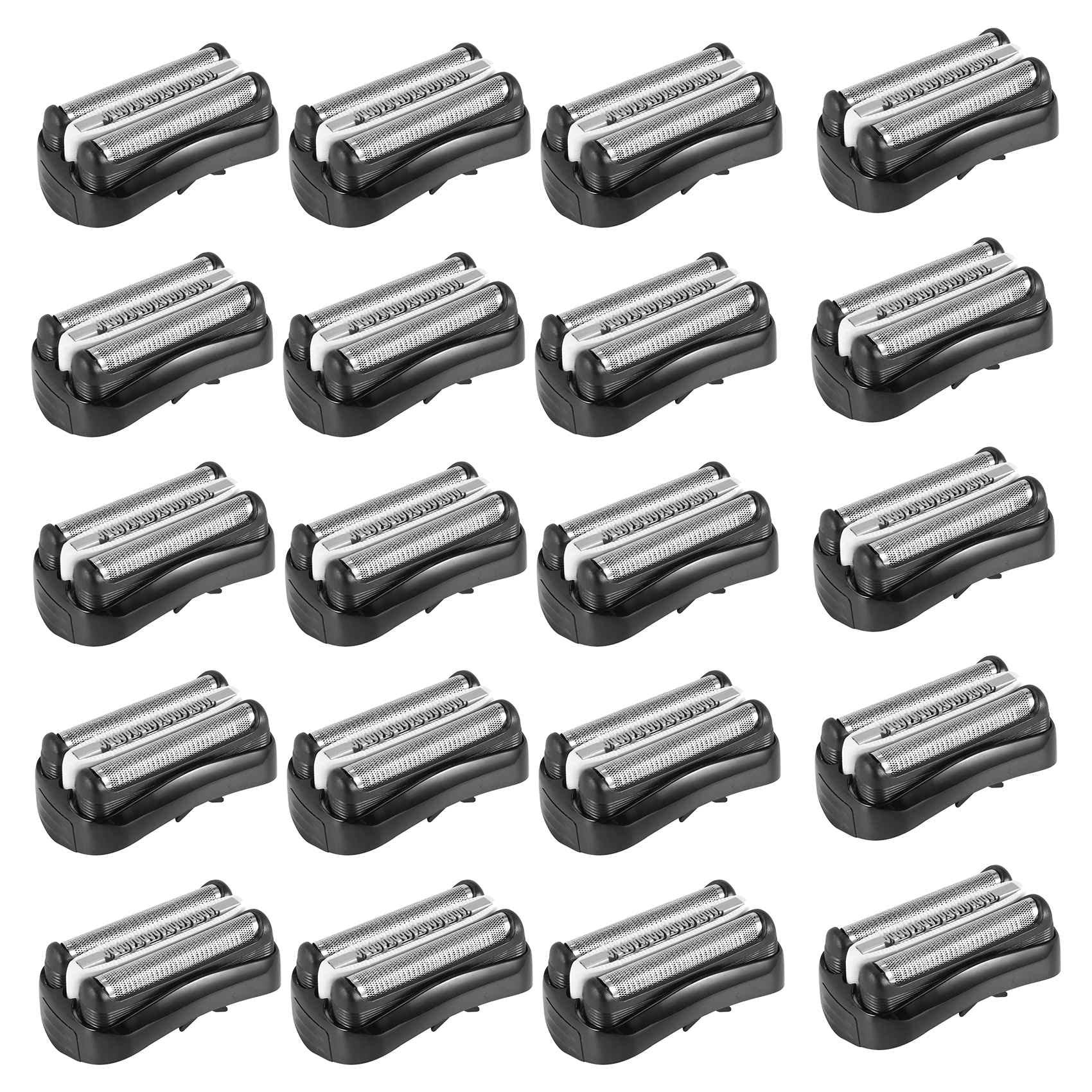 Arkaan 20X Replacement Shaving Head for Braun Series 32B 301S 310S 320S 330S - Compatible Electric Razor Cutter Replacement Heads - Perfect for Smooth Shaving at Home or Travel