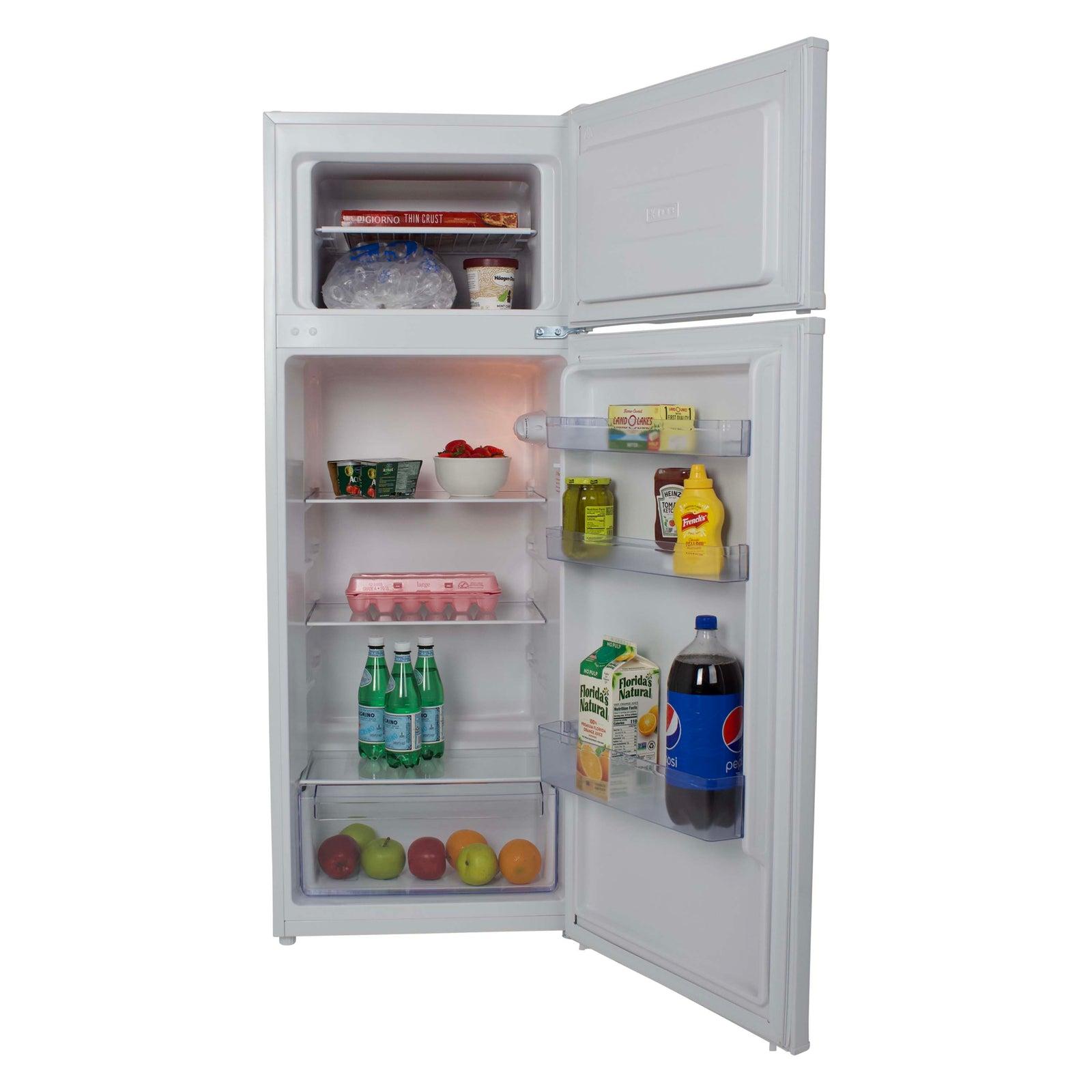 Avanti RA730B0W 7.3 Cu. Ft. Compact Refrigerator for Small Spaces - Perfect for Apartments, Dorms, Offices & Home Use