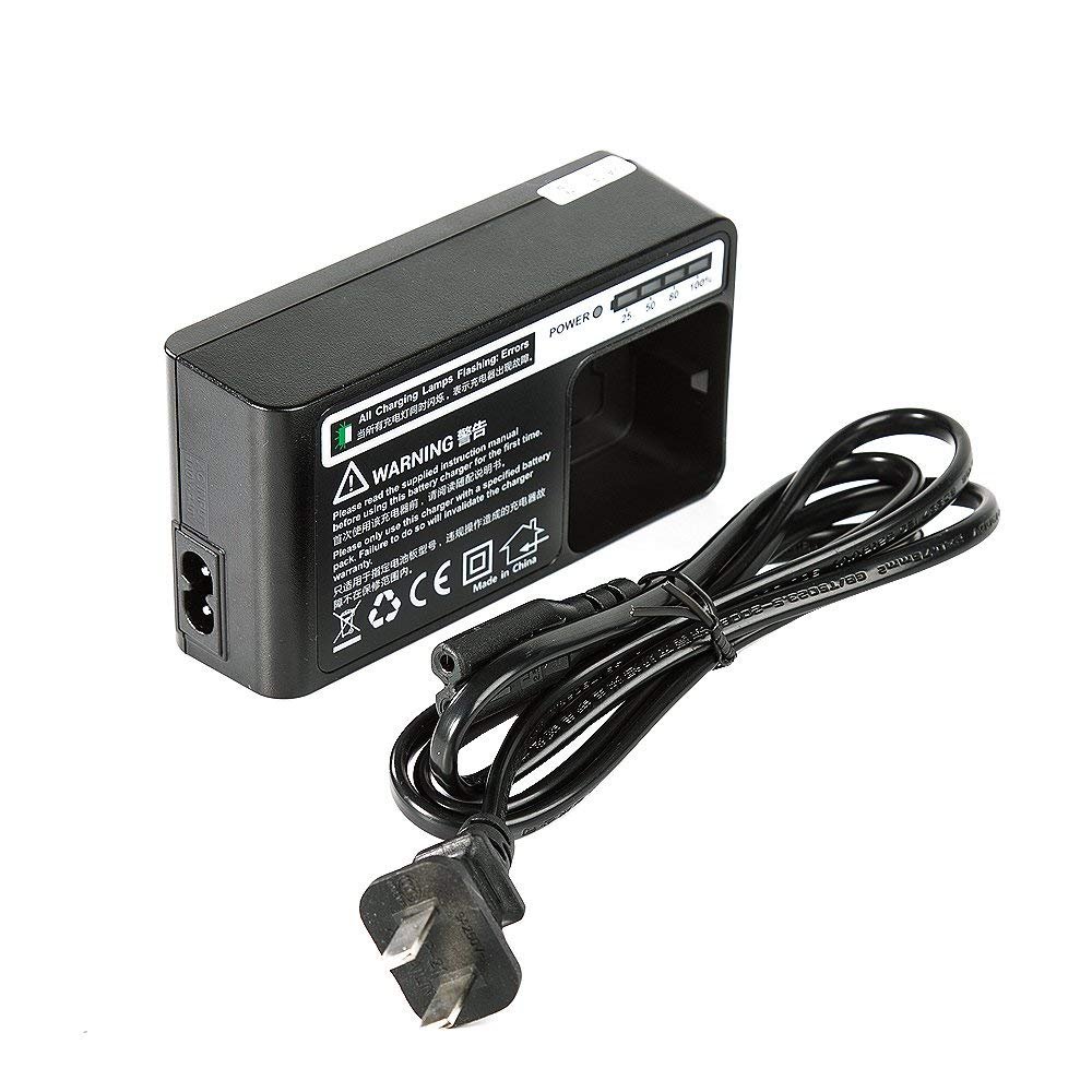 Godox C29 Battery Charger & Cable for AD200 Flash - Fast Charging & Reliable Power Supply - Perfect for Photography Studios & Outdoor Shoots