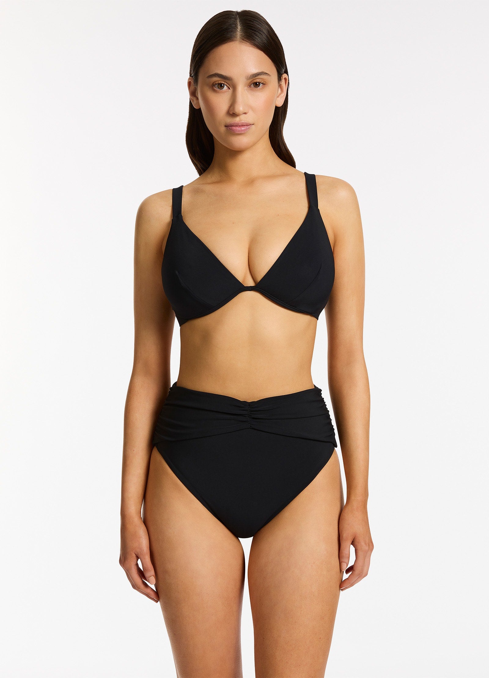 Jetset Underwire Triangle Bikini Top - Black | Sexy Swimwear for Women | Perfect for Beach, Pool & Vacation