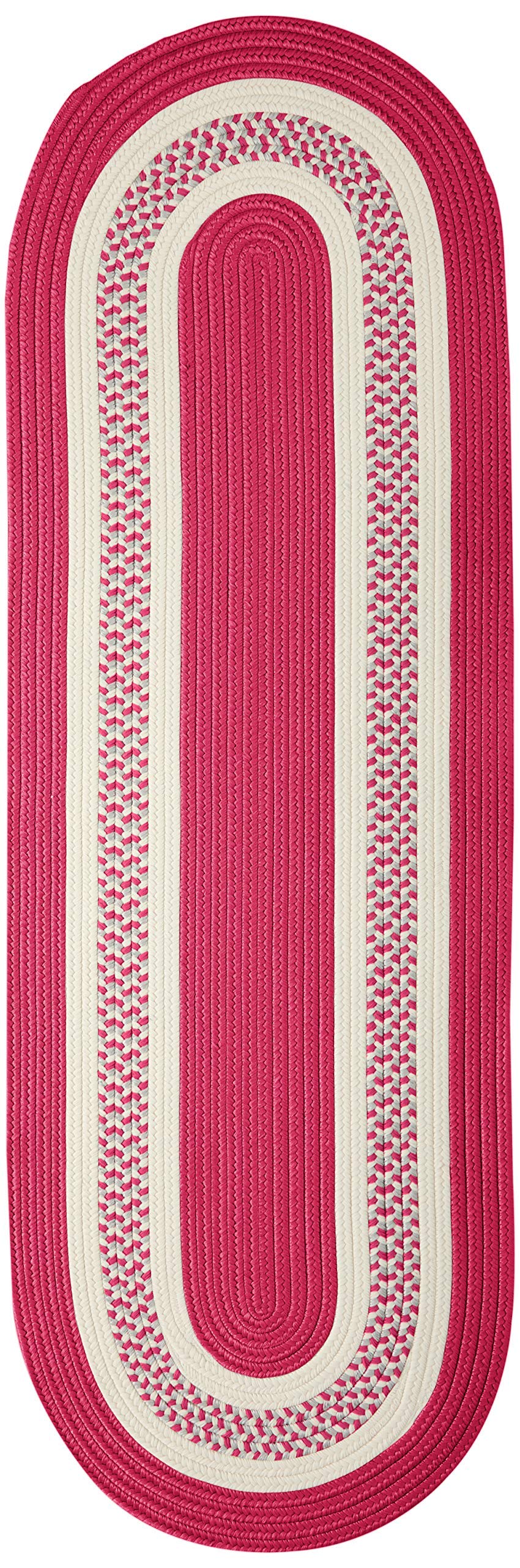 Colonial Mills Crescent Area Rug 2x9 Feet, Magenta - Perfect for Living Room, Bedroom, or Hallway Decor
