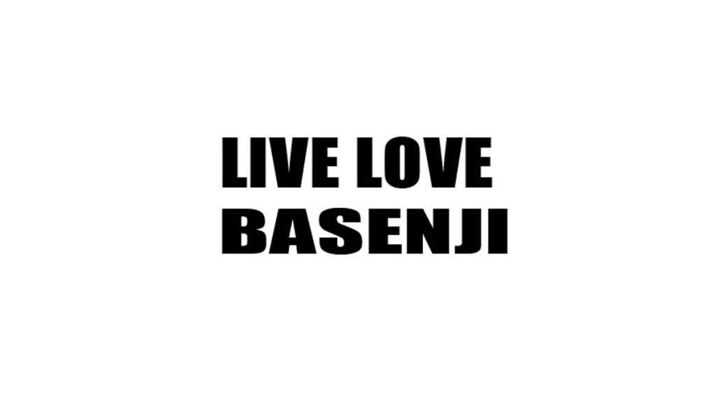 Live Love Basenji Decal - Premium Vinyl Sticker for Car, Laptop, Wall | Waterproof & Durable | Perfect for Dog Lovers & Pet Decor