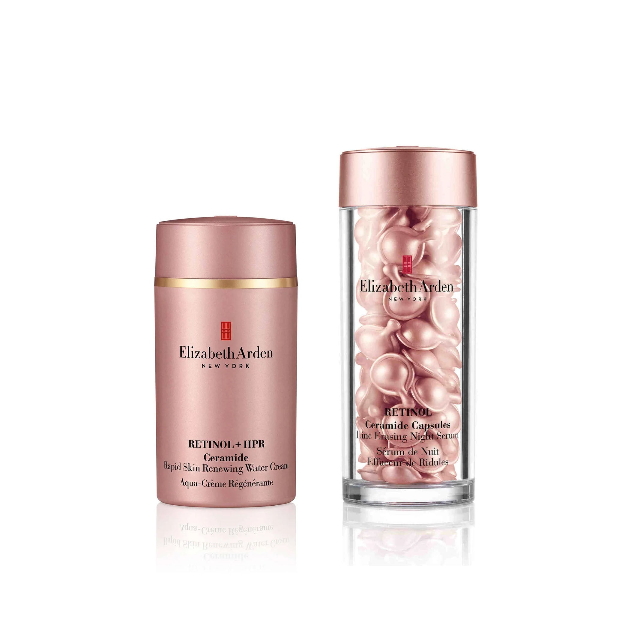Best Anti-Aging Skincare Duo Set - Vitamin C Serum & Retinol Cream for Wrinkles & Fine Lines | Day & Night Moisturizing Treatment for Youthful Glow