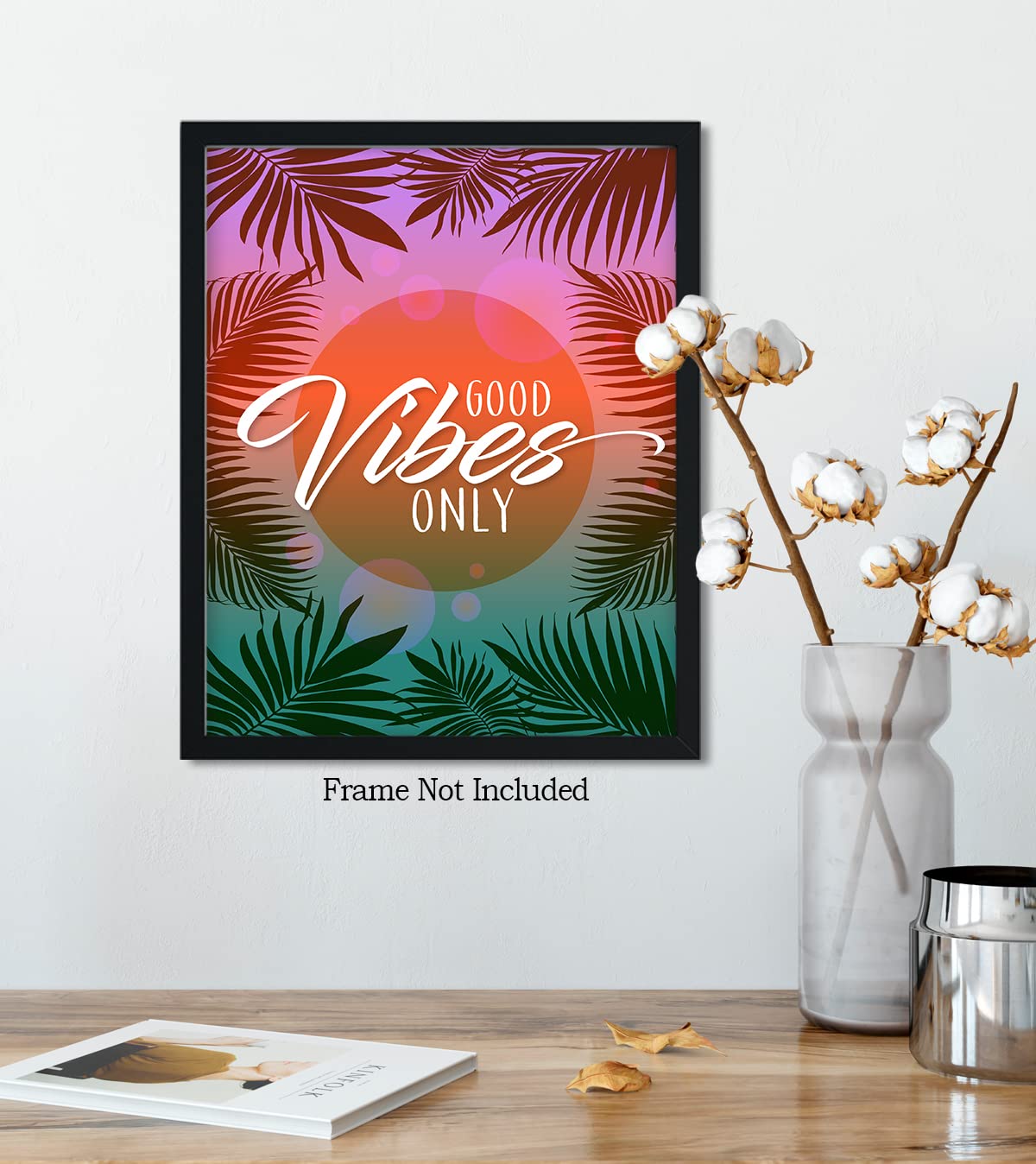 Inspirational Wall Art Prints - Positive Affirmations Decor for Bedroom, Teen Girls Room & Office Desk - 11x14 Unframed Beachy Wall Decor - Perfect for Home, Dorm & Workspace Motivation
