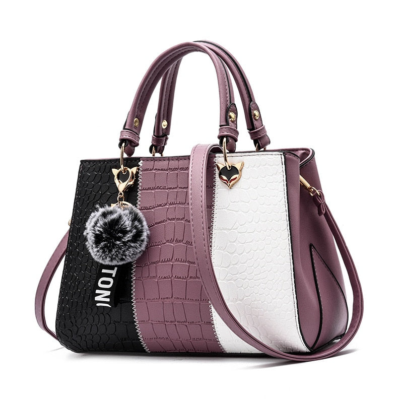 Women's Genuine Leather Crossbody Bag with Hand Stitching - Perfect for Work, Travel & Everyday Use