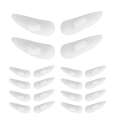 Professional Toe Separators for Hammer Toes - Soft Elastic Silicone Cushions with Ergonomic Design - Pain Relief for Bunions & Overlapping Toes - Perfect for Running, Hiking & Daily Wear (White)