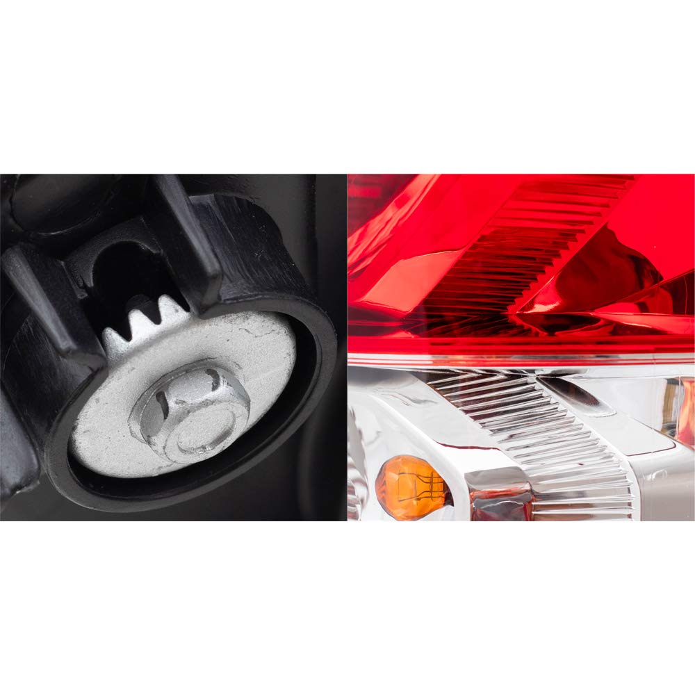 Brock Replacement 4-Piece Halogen Headlight & Taillight Kit for 2010-2013 Toyota Tundra - Perfect for Night Driving & Off-Road Adventures