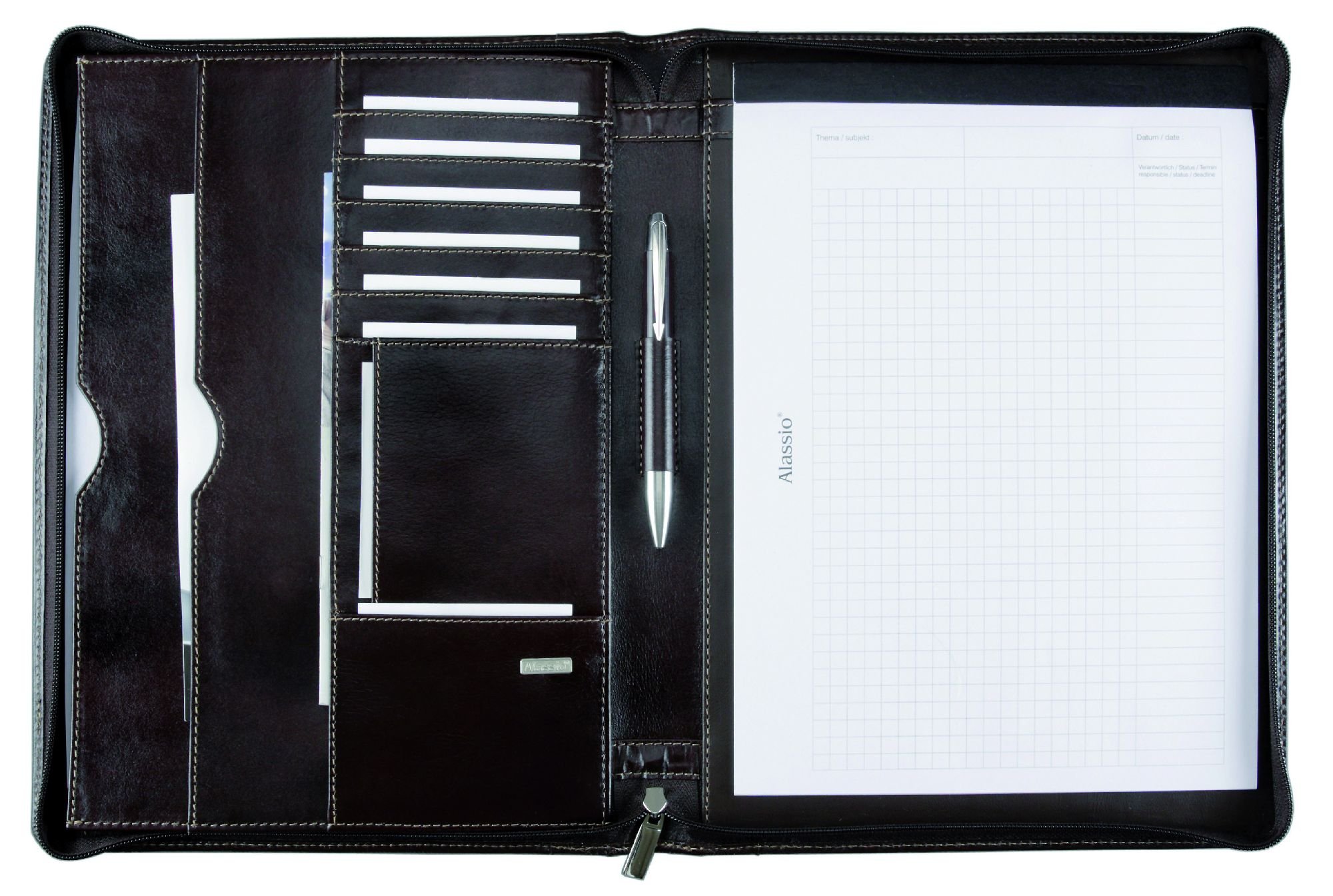 Premium A4 Monaco Folders - Antique Dark Brown File Folders for Office, School & Document Organization | Ideal for Business, Home & Professional Use