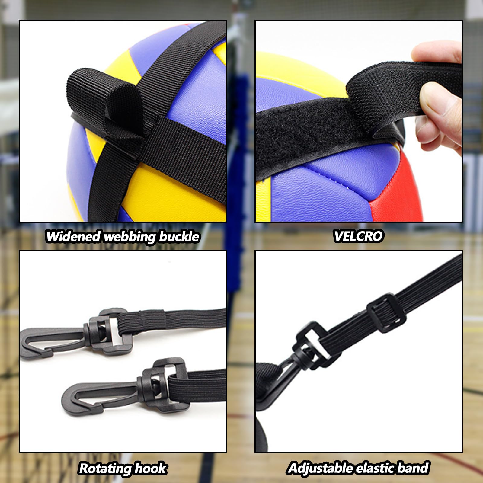 Aisny Adjustable Volleyball Training Equipment Set - Resistance Band, Belt & Solo Practice Kit for Volleyball Serving - Perfect for Home, Gym & Team Training
