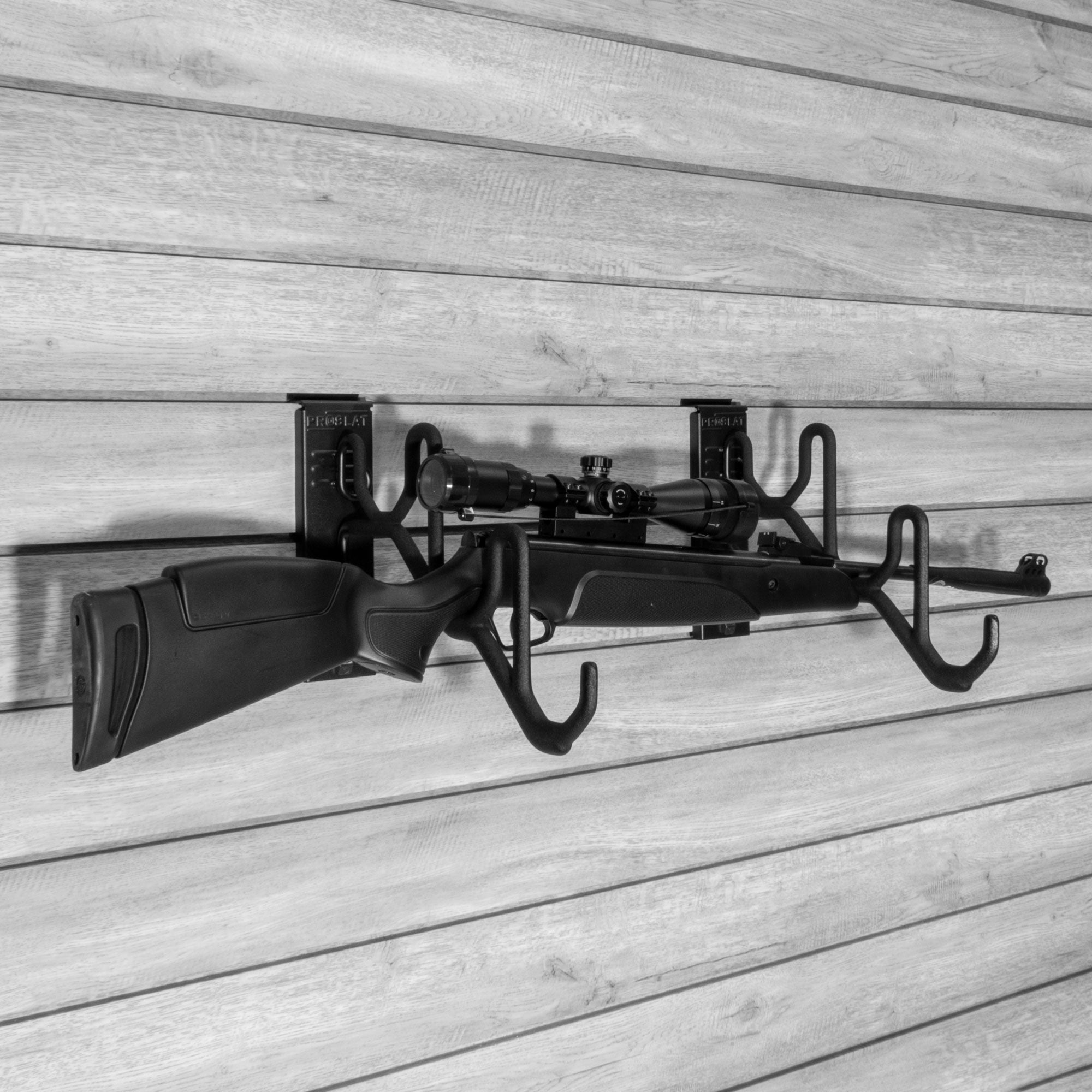 STEALTH Horizontal 3 Gun Holder - Secure Firearm Storage for Rifles, Shotguns & Handguns - Perfect for Home Defense, Gun Safe Organization & Vehicle Concealment
