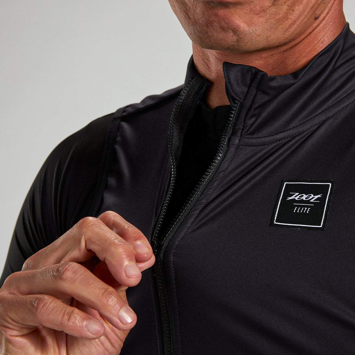 Men's High-Visibility Cycling Vest - Breathable & Reflective for Safety - Black - Perfect for Road Biking, Commuting & Night Rides