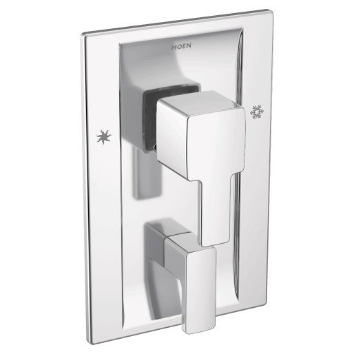 Moen TS2710 90 Degree Posi Temp Valve Trim with Integrated Diverter in Chrome - Perfect for Bathroom and Shower Faucet Replacement