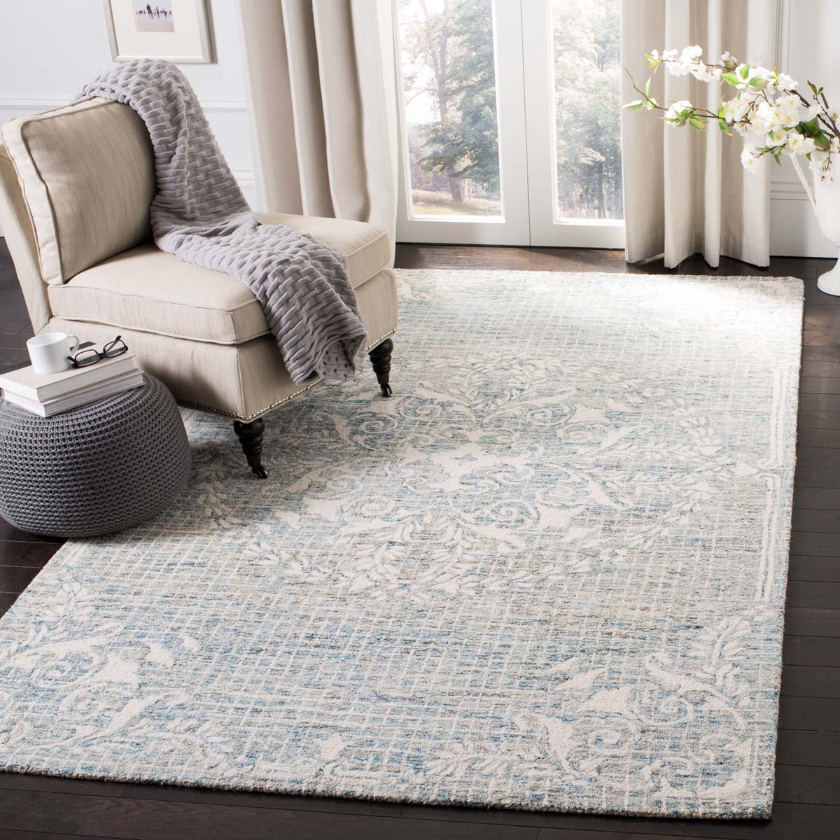 Abstract 762 Area Rug by Safavieh | Modern Bohemian Design Non-Slip Living Room Carpet – Perfect for Bedroom, Dorm & Home Decor