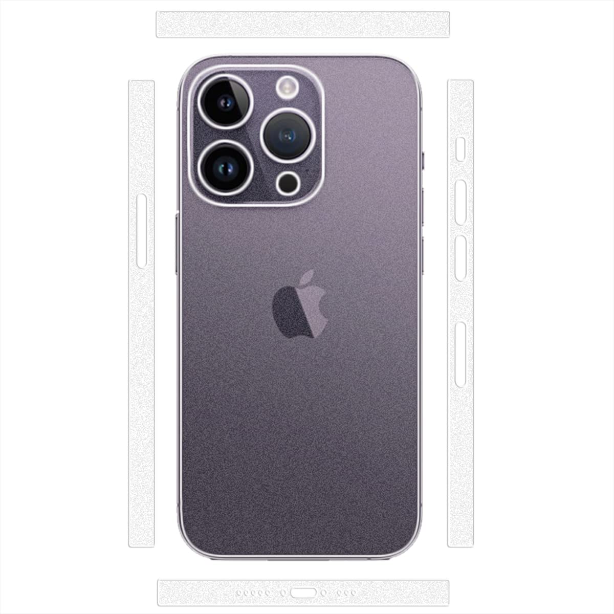 2 Pack iPhone 14 Pro Max Back Screen Protector - Full Coverage Flexible PVC Camera & Side Edge Protection, Scratch Resistant Matte Film | Perfect for Daily Use, Travel & Outdoor Activities