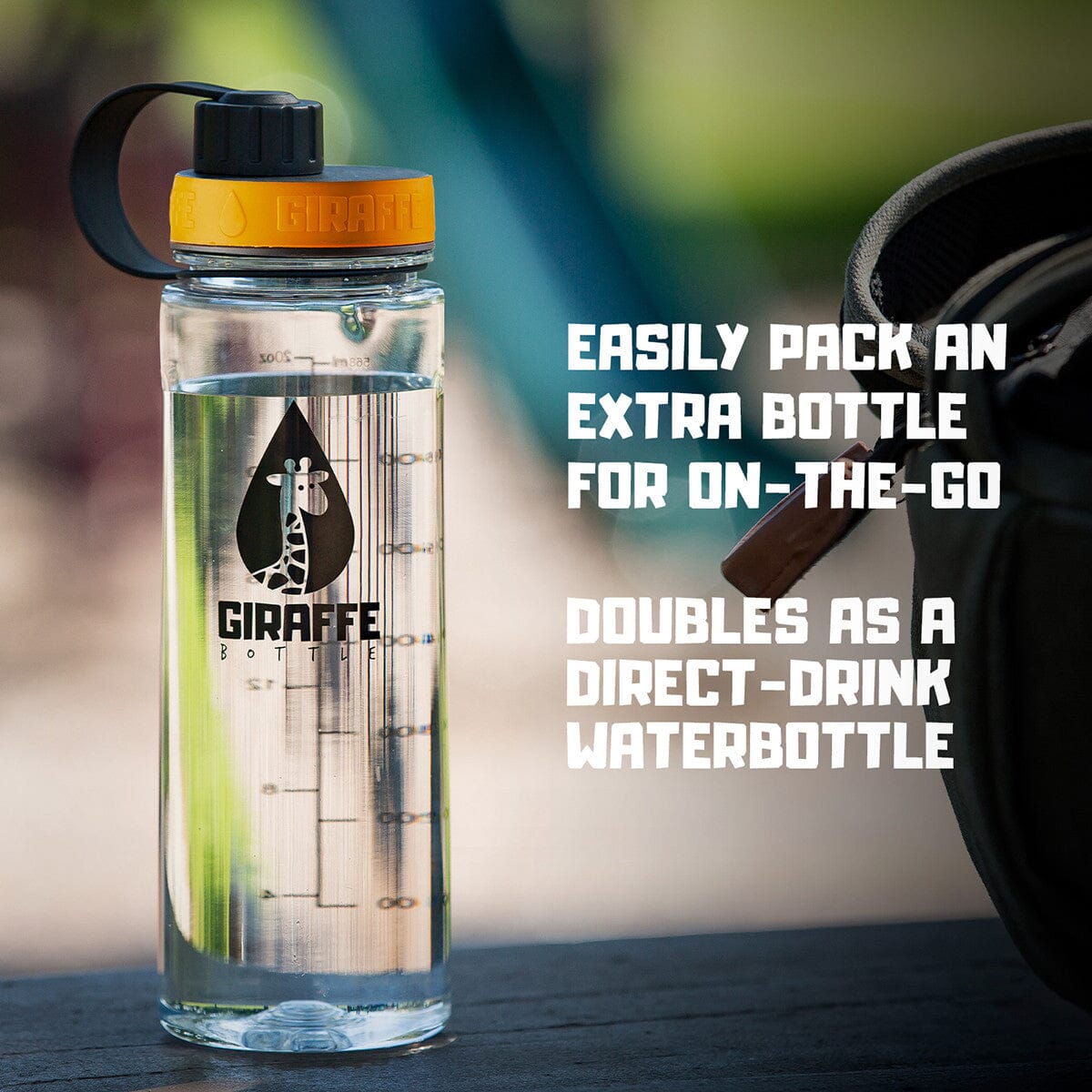 BPA-Free Clear Tritan Water Bottle - 24oz Leakproof & Durable for Gym, Hiking & Travel - Eco-Friendly Reusable Sports Bottle with Straw Lid
