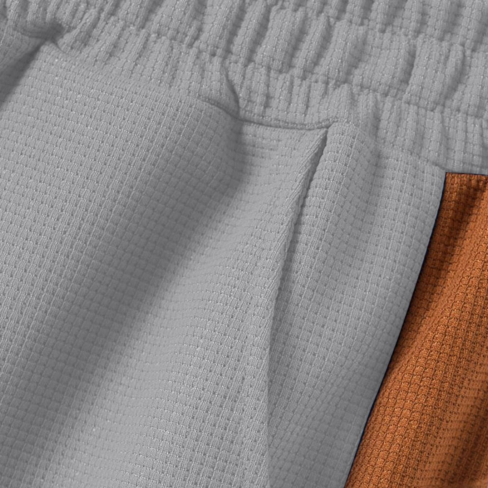 Men's Waffle Knit Tracksuit Set - Short Sleeve Polo Shirt & Athletic Shorts | Summer Casual Sportswear for Gym, Running & Lounge Wear