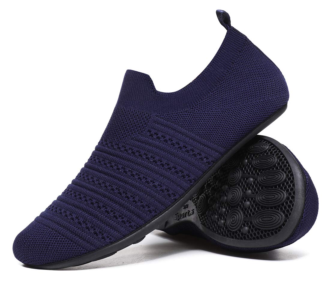 SLIPVEL Lightweight House Slippers - Non-Slip Indoor Home Yoga Shoes for Women & Men - Perfect for Relaxing at Home, Yoga Practice and Spa Days