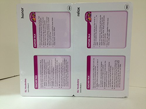 Reading Wonders Grade 1 Visual Vocabulary Cards - Elementary Core Reading Flashcards for First Grade Classroom & Homeschool Learning