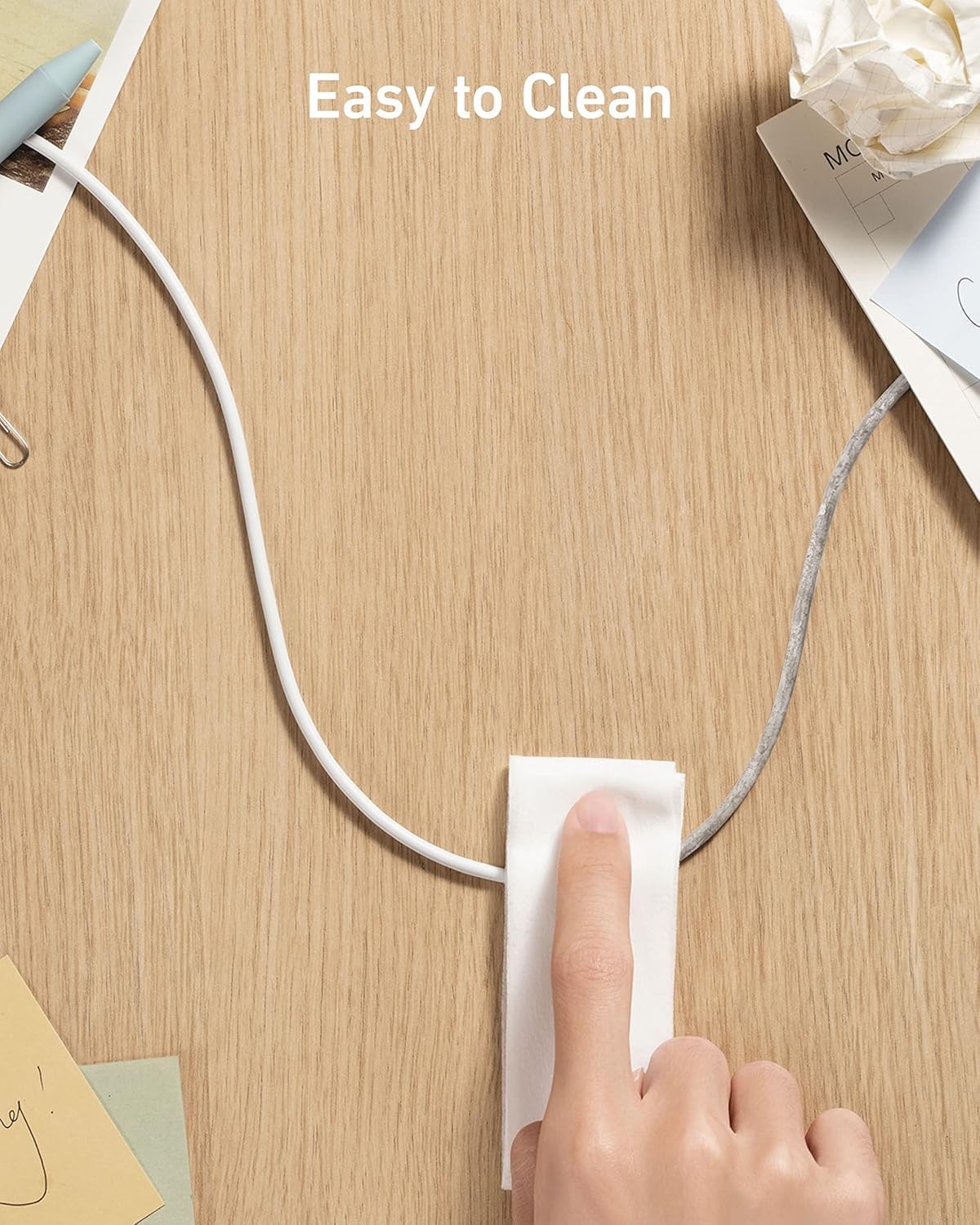 Anker Powerline III Lightning Cable - Ultra Durable MFi Certified USB A to Lightning Charging Cable for iPhone 14/13/12/11/SE/Xs/XR - Fast Charging & Data Sync (3FT, White) - Perfect for Home, Office & Travel Use