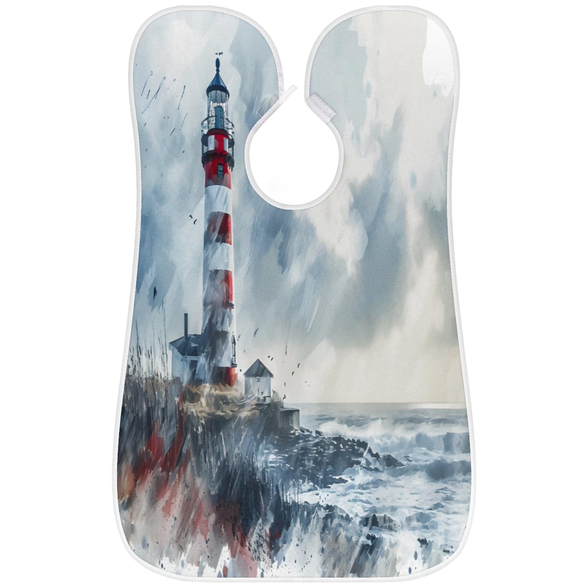 Waterproof Beard Shaving Bib for Men & Women - Artist Apron for Hair Dye, Makeup & Barber Tools - Sink Hair Catcher for Beard Trimming & Lineup - Perfect Gift for Barbers & Stylists (Home Salon & Professional Use)