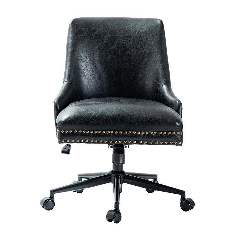 Juniper Vegan Leather Office Chair - Ergonomic Executive Desk Chair for Home & Office - Eco-Friendly PU Leather, Adjustable Height, Comfortable Seating for Long Hours
