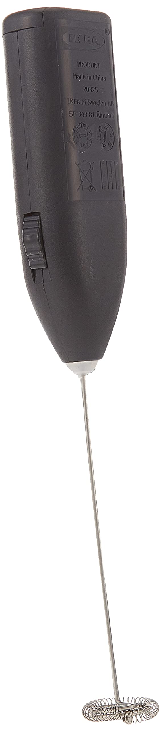 IKEA Milk Frother - Electric Handheld Whisk for Coffee, Latte & Cappuccino (Black) | Perfect for Home Baristas & Coffee Lovers
