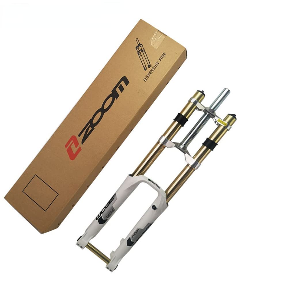 Premium Zoom Mountain Bike Fork - Lightweight Magnesium Alloy Air Suspension Fork - 26