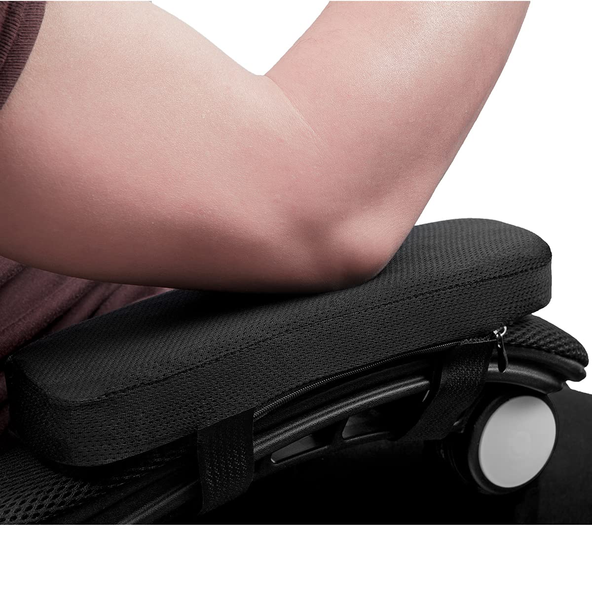 Cooling Gel Office Chair Armrest Covers with Memory Foam - 2-in-1 Pair for Pressure Relief & Comfort | Perfect for Home Office, Gaming Chairs & Workspace Ergonomics