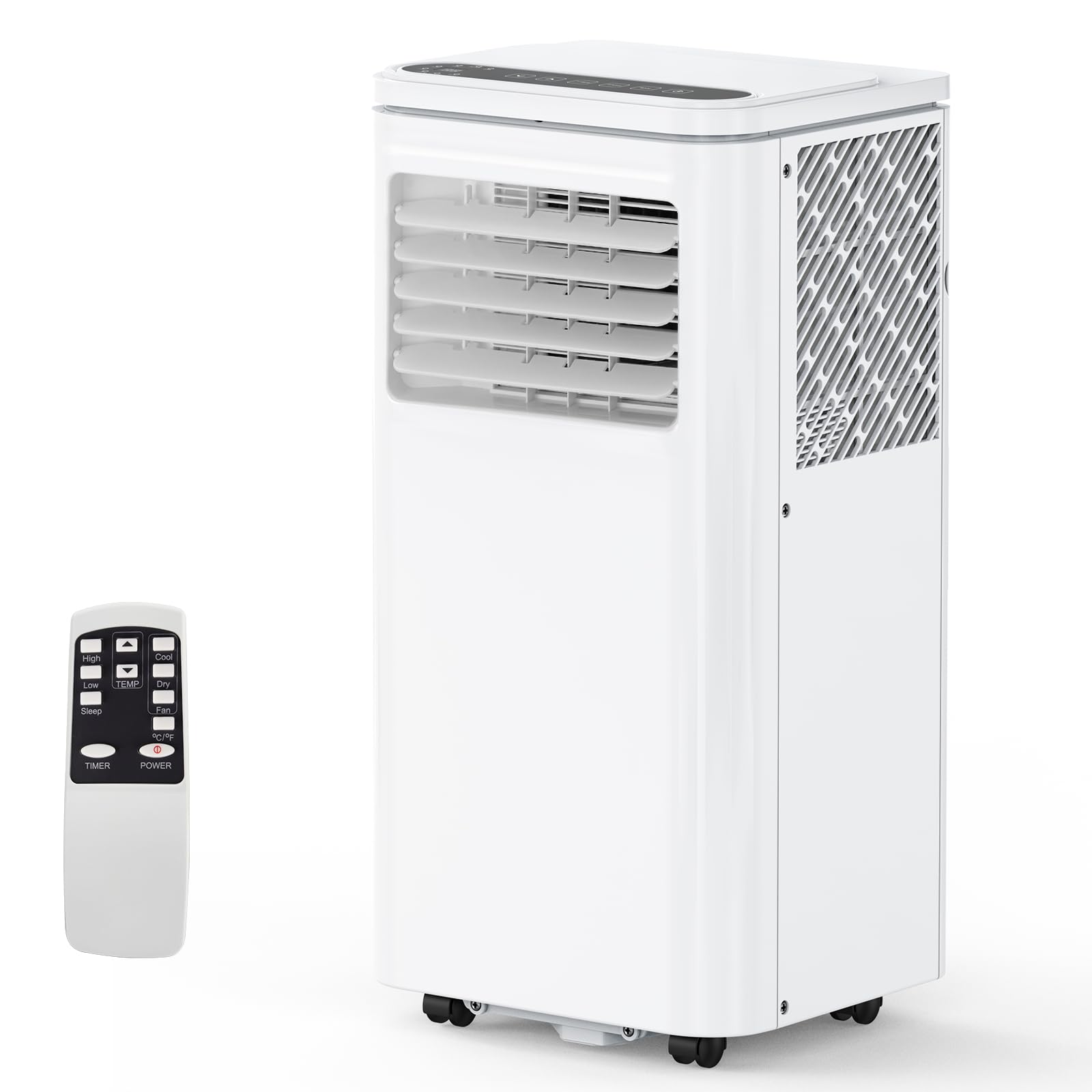 Portable Air Conditioner - 8000 BTU Cooling Power, Energy Efficient, Quiet AC Unit for Home & Office - Perfect for Bedrooms, Living Rooms & Small Spaces