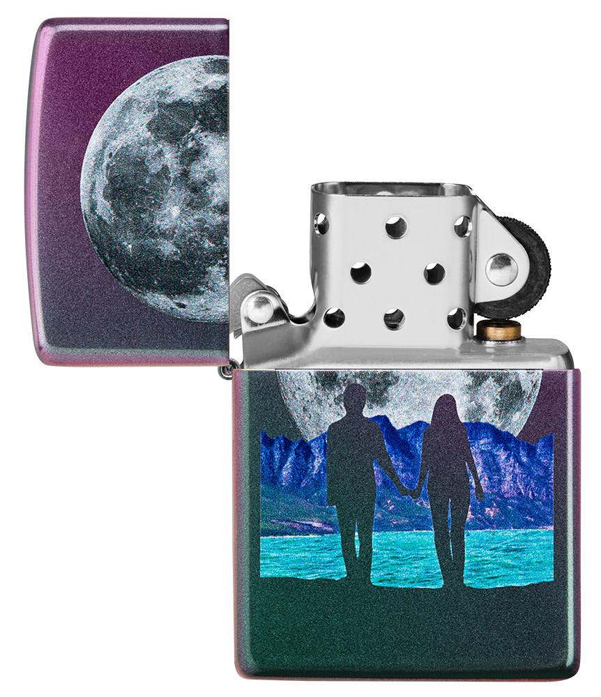 Moon Couple Design Matching Necklaces for Couples - Romantic Gift for Anniversaries, Valentine's Day & Date Nights