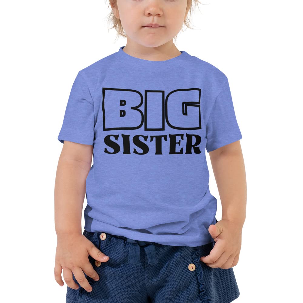Big Sister Shirt for Toddlers - New Baby Announcement Tee for Family Moments