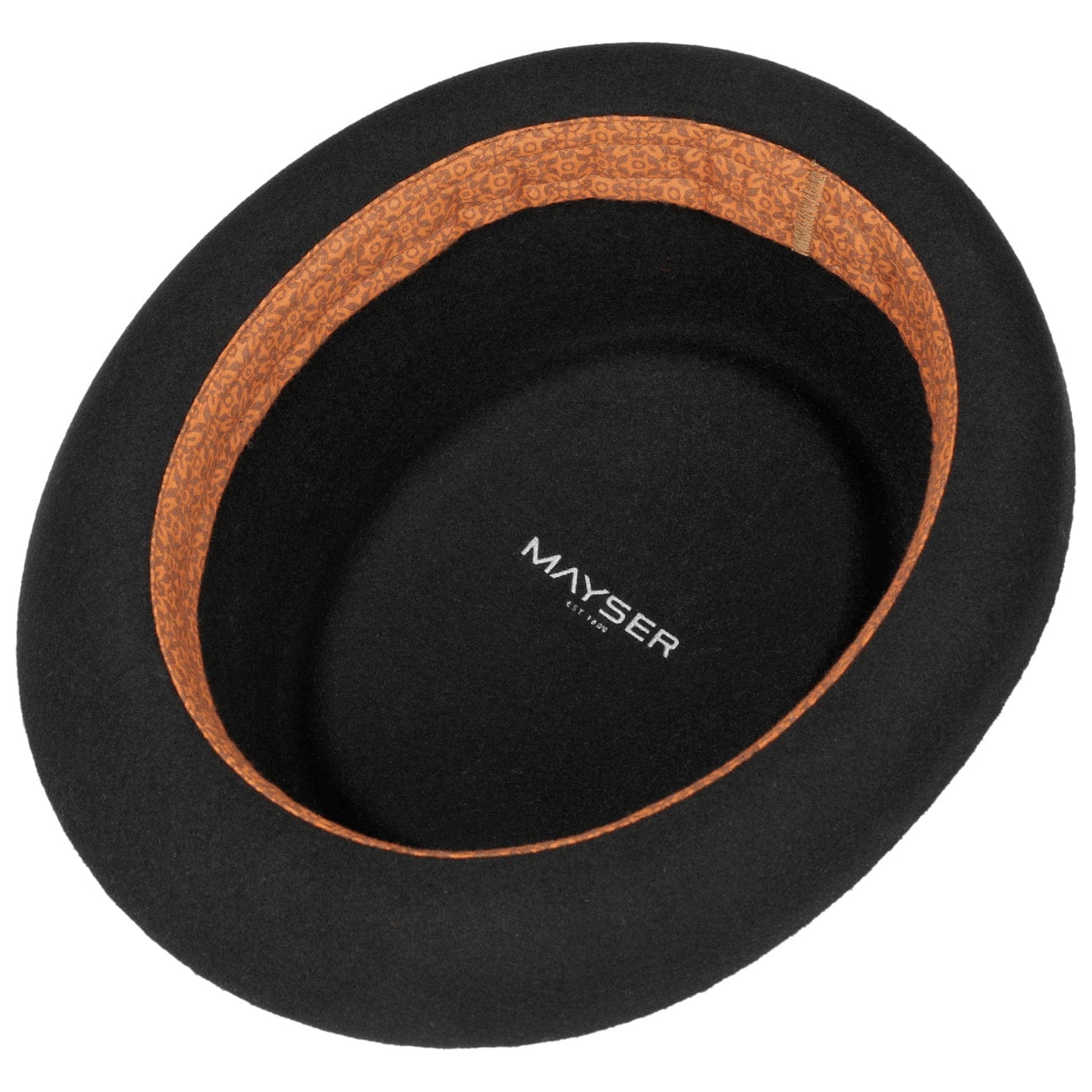 Mayser Gareth Soft Pork Pie Wool Hat for Men - Stylish Winter Fedora for Casual Outfits & Outdoor Events
