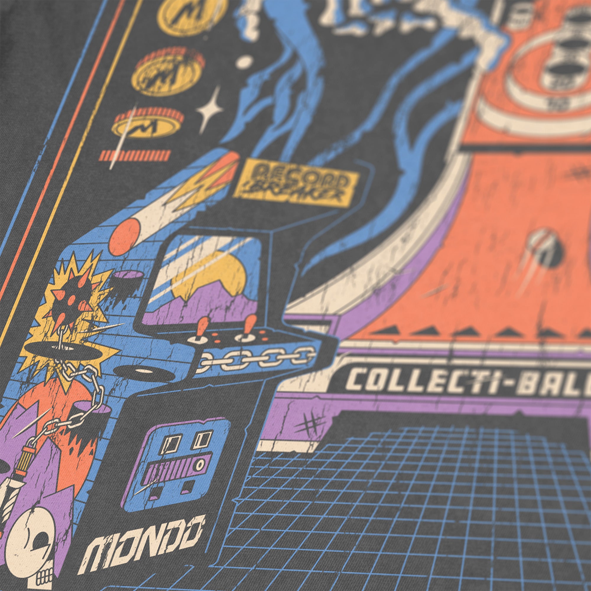 Vintage Mondo Arcade Gaming T-Shirt - Retro Video Game Tee for Men & Women - Perfect for Casual Wear, Gamer Gifts & Arcade Enthusiasts