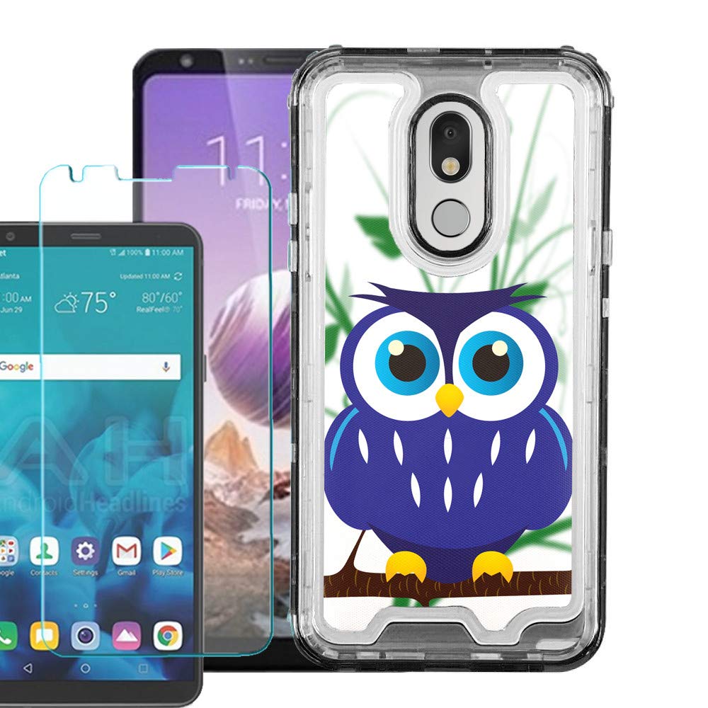LG Stylo 5 Case with Screen Protector - Hybrid Shockproof Cover for Daily Protection