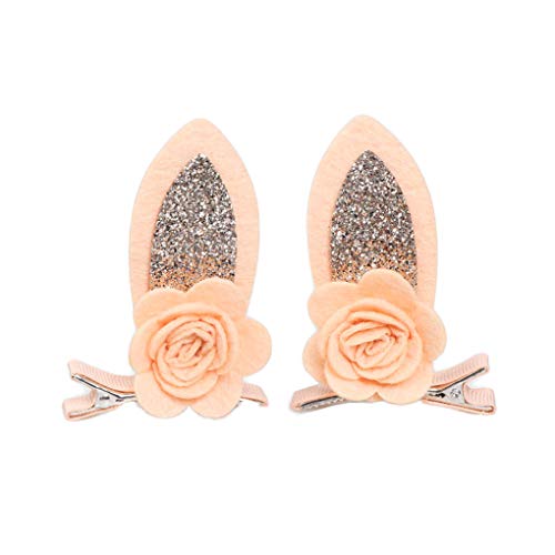 Peach Ears with Flower