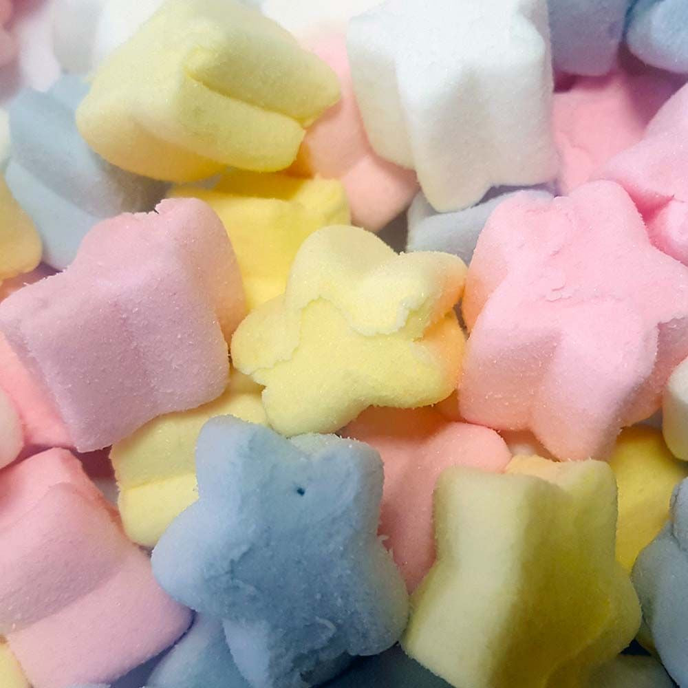 Star-Shaped Marshmallows - Fun & Fluffy Candy for Baking, Hot Cocoa & Campfire S'mores - Perfect for Desserts, Parties & Kids Snacks