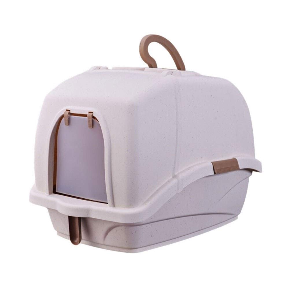 IAOHUO Fully Enclosed Cat Litter Box - Deluxe XL Size with Splash Guard for Odor Control | Premium Cat Toilet for Indoor Cats | Perfect for Small Apartments & Multi-Cat Homes