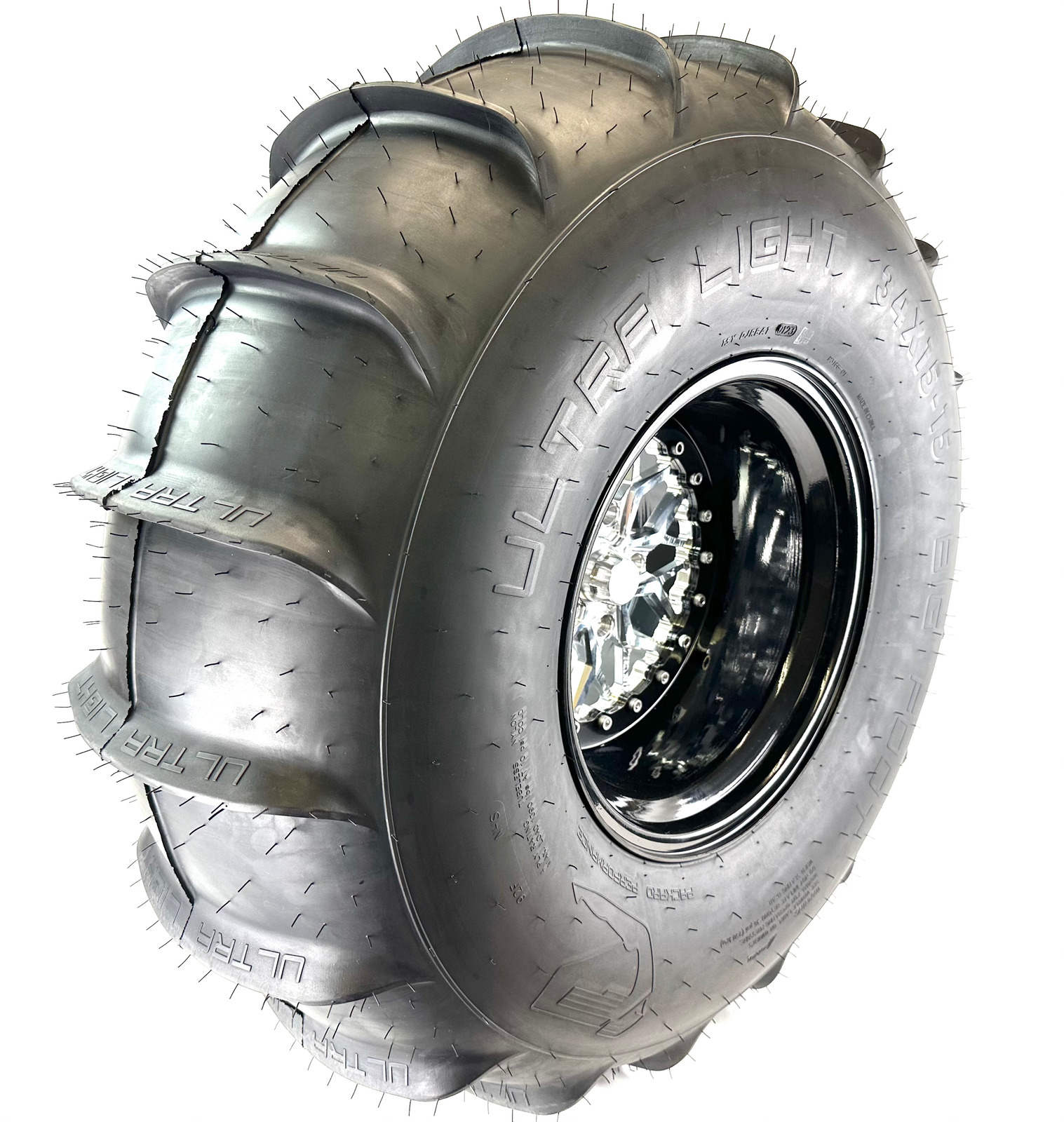 Packard Performance Big Foot Paddle Tires 34x15x15 - Rear ATV/UTV Sand Tires for Dune Racing, Mud Riding & Off-Road Adventures