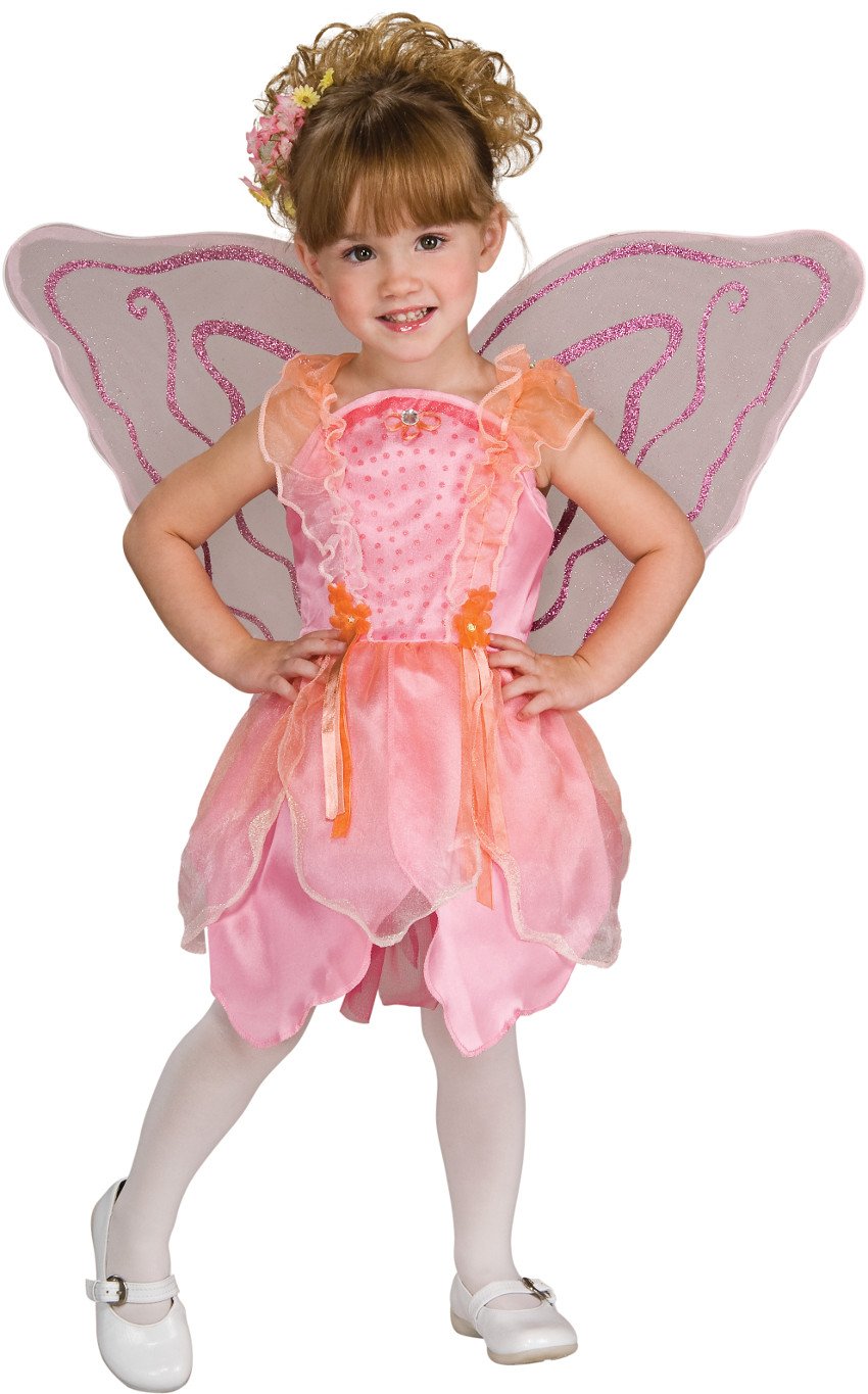 Pink Pixie Fairy Costume for Toddler Girls - Halloween Dress Up, Birthday Party, Photo Shoot Outfit