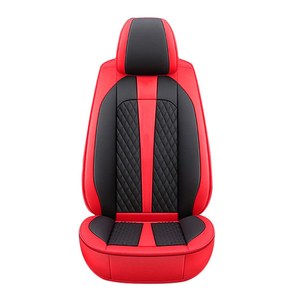 Infiniti I35 5-Seat Full Set PU Leather Car Seat Covers - Black & Red | Premium Seat Protectors for Comfort & Style | Perfect for Daily Commute, Road Trips & Family Protection