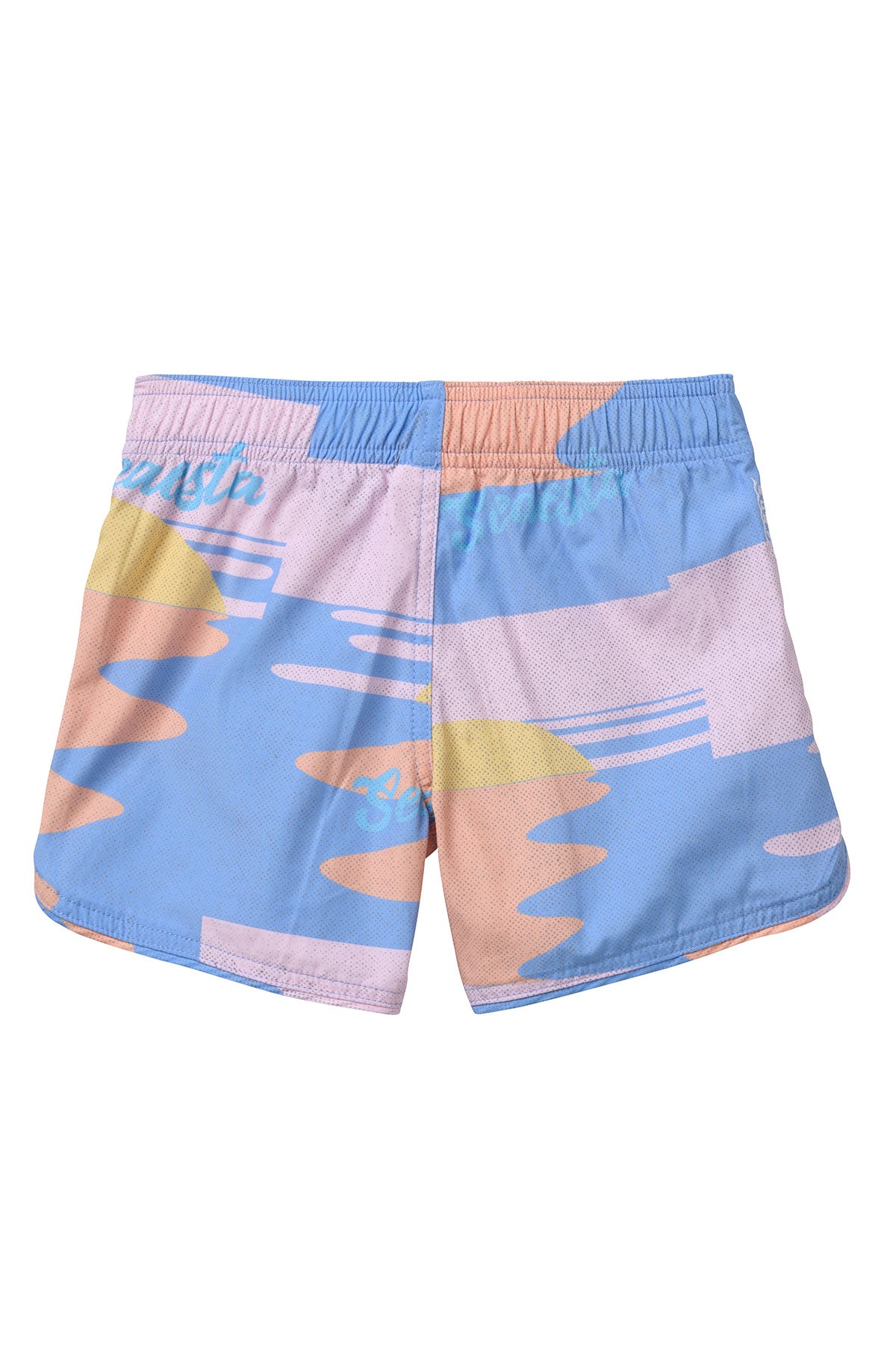 Aloha Sunset Men's Swim Trunks - Faded Hawaiian Print Boardshorts for Beach, Pool & Summer Vacations