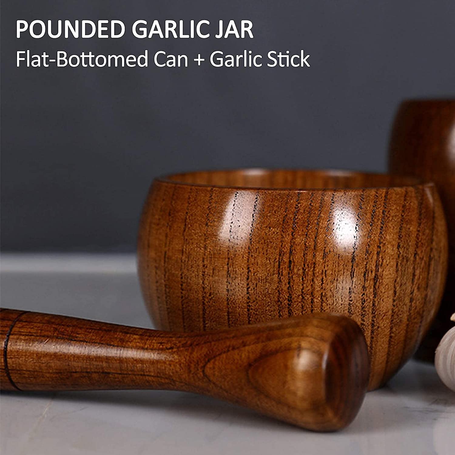 Premium Bamboo Mortar and Pestle Set - Natural Wood Spice & Herb Grinder for Pesto, Powder, Pills - Perfect for Kitchens, Apothecary & DIY Herbal Remedies - Ideal for Grinding Fresh Spices, Crushing Medications & Making Homemade Seasonings