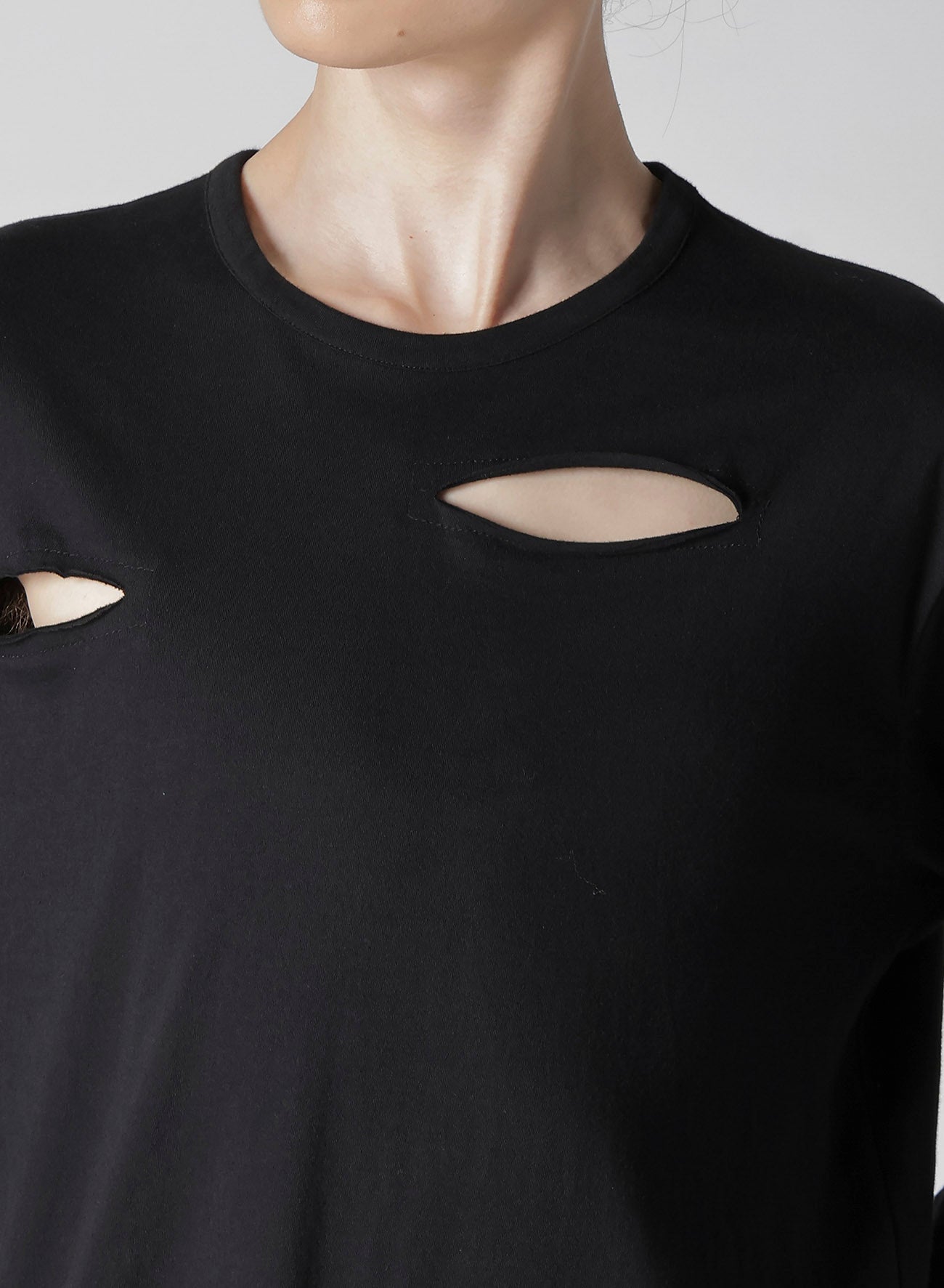Combed Single Jersey Slit Detail Long Sleeve T-Shirt for Women | Soft & Comfortable Cotton Top | Perfect for Casual Wear, Layering & Everyday Outfits