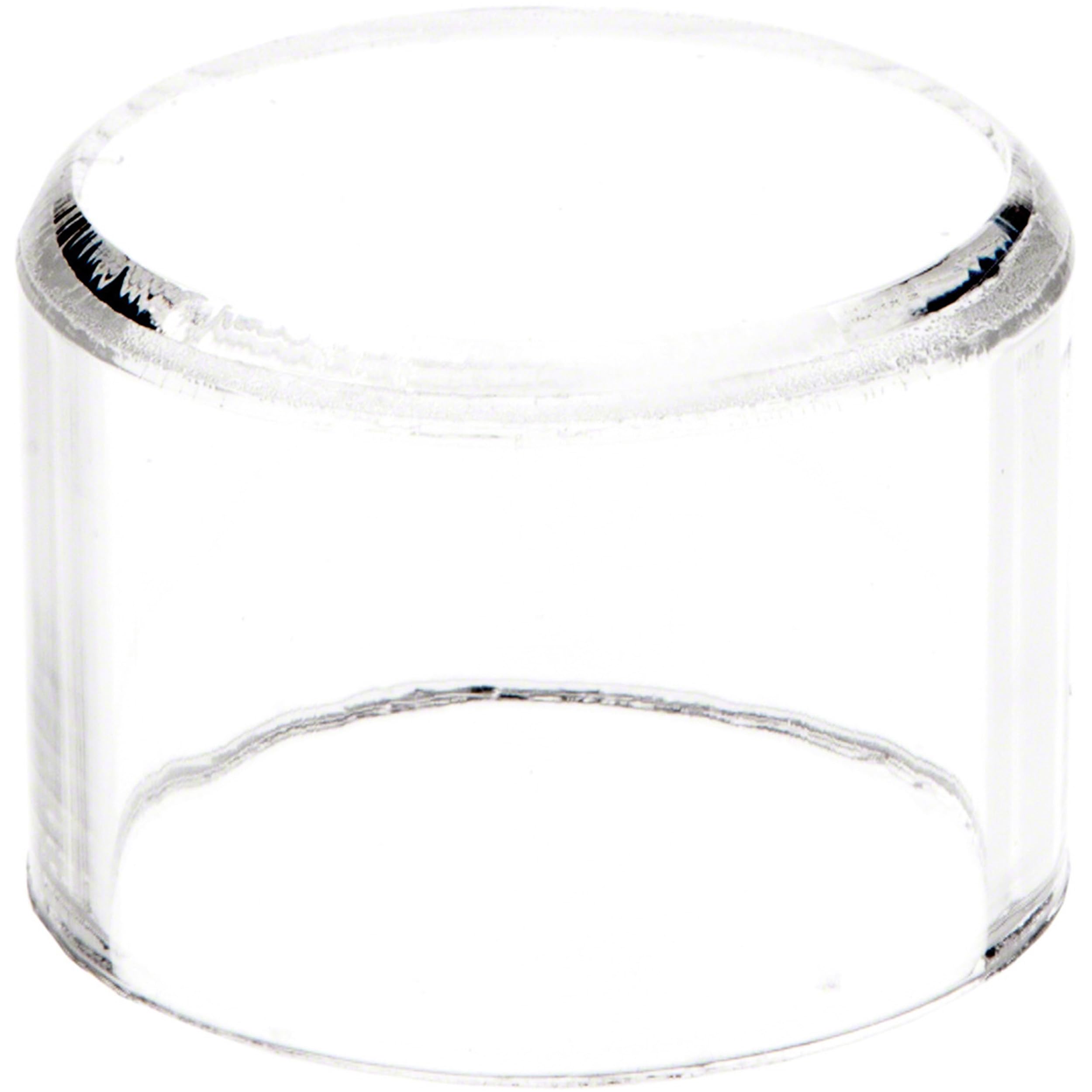 Plymor Clear Acrylic Round Cylinder Display Riser - 1.5 Inch Height x 2 Inch Diameter (24 Pack) - Perfect for Retail Product Displays, Cake Stands & Jewelry Showcases