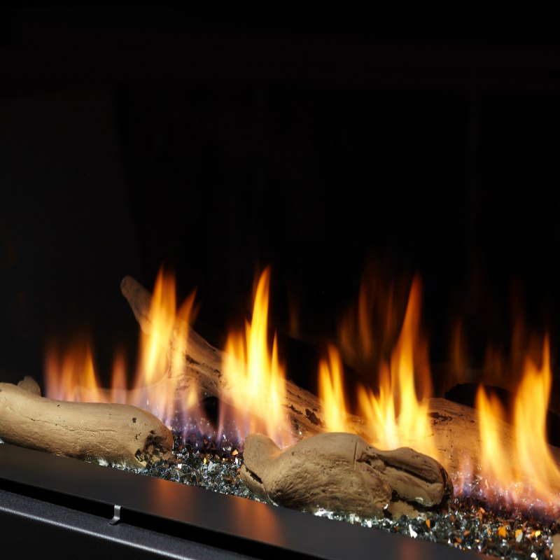 Majestic Echelon II 72-Inch Linear Direct Vent Gas Fireplace - ECHEL72IN | Modern Home Heating Solution for Living Rooms & Patios